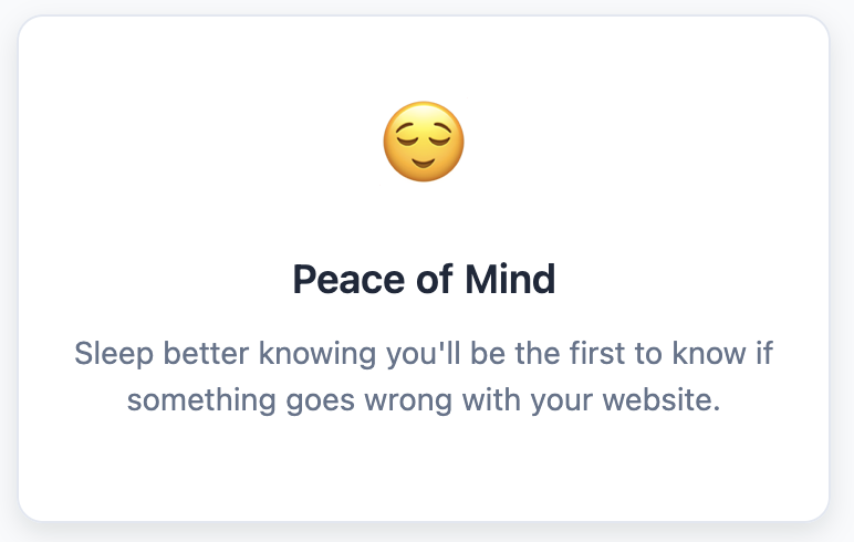 Sleep calmly with StatusHub